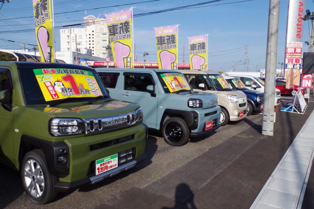 未使用車入庫しました オートレブ ジョイカル多治見店